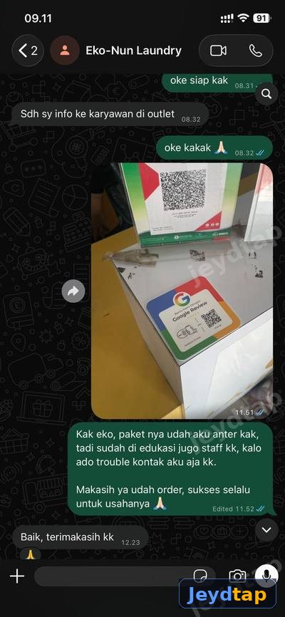 Chat asli pelanggan 4
