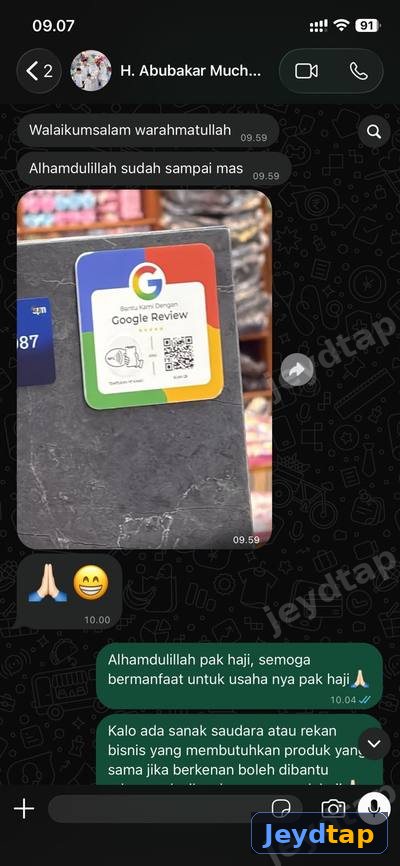 Chat asli pelanggan 1