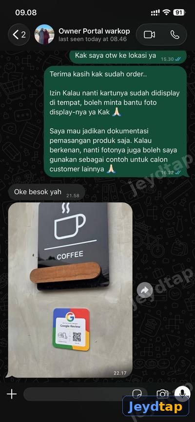Chat asli pelanggan 8