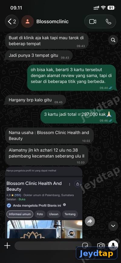 Chat asli pelanggan 5